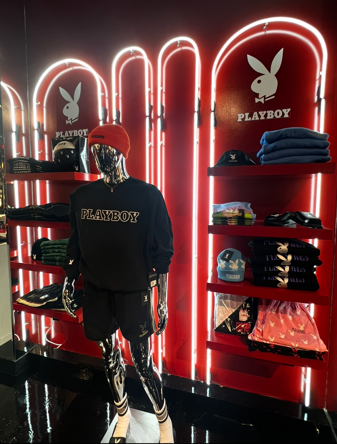 Neon Sign Paradise for Playboy Store at Westfield Century City Mall