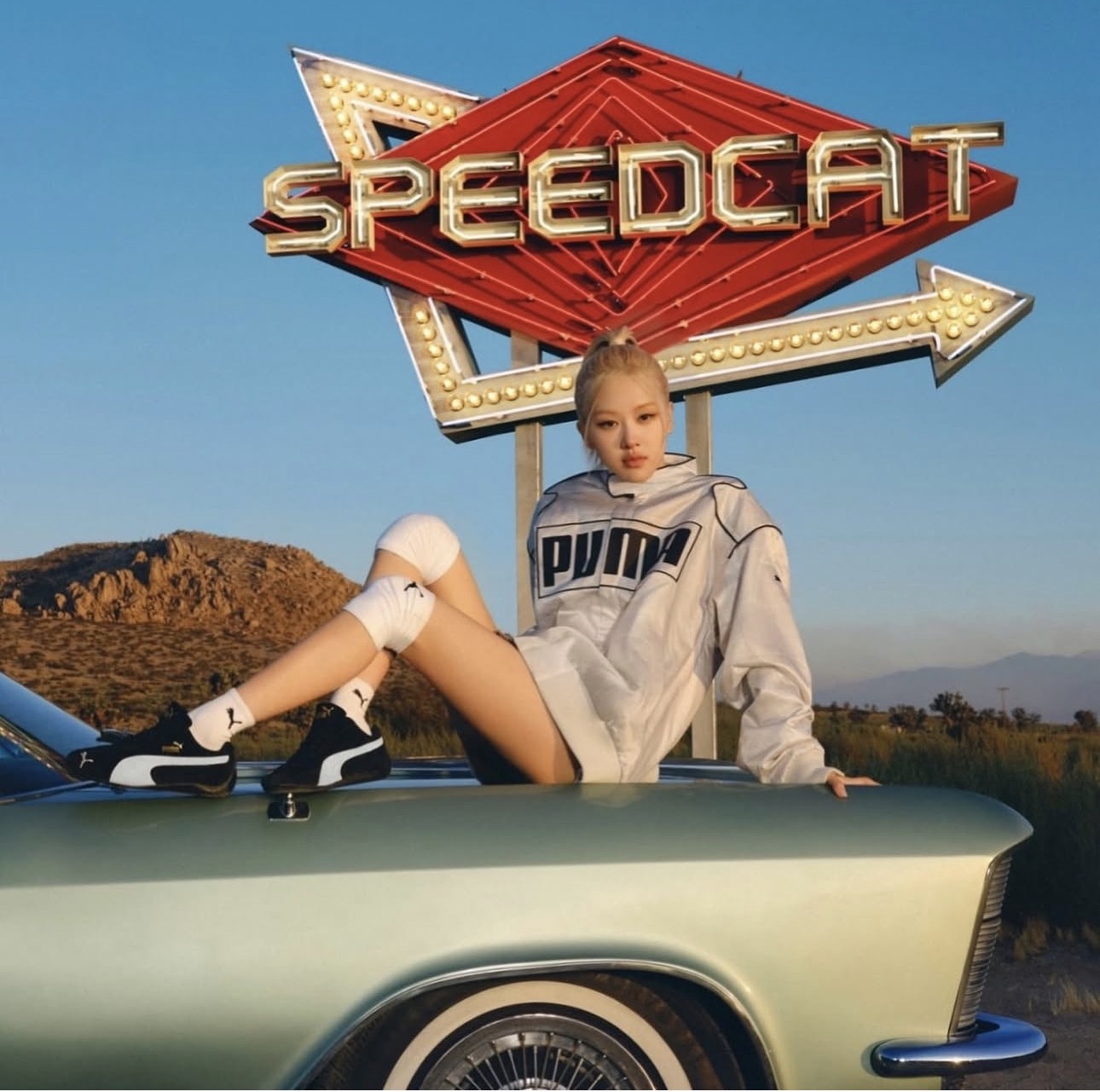 Puma & Rose Speedcat Neon Sign