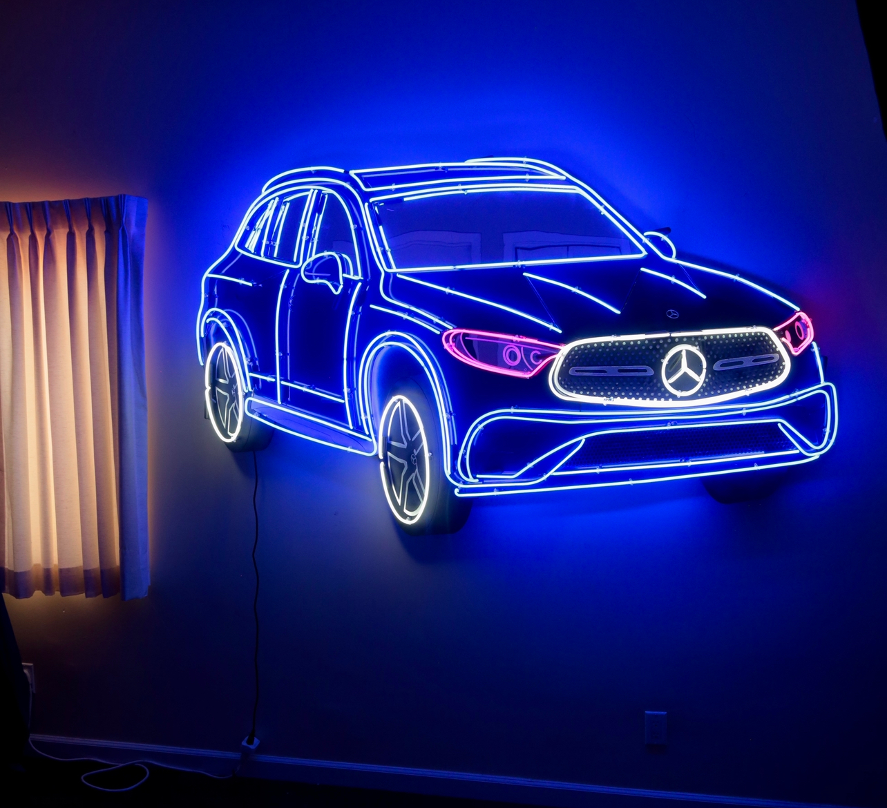 Mercedes GLC Neon Sign Commission